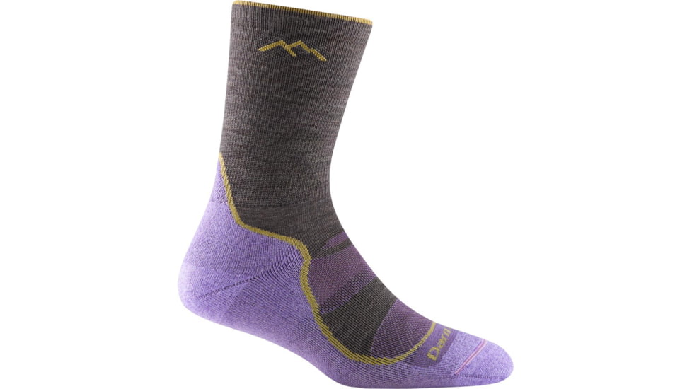 Darn Tough Light Hiker Micro Crew Lightweight Sock with Cushion - Womens, Taupe, Small, 1967-TAUPE-S-DARN