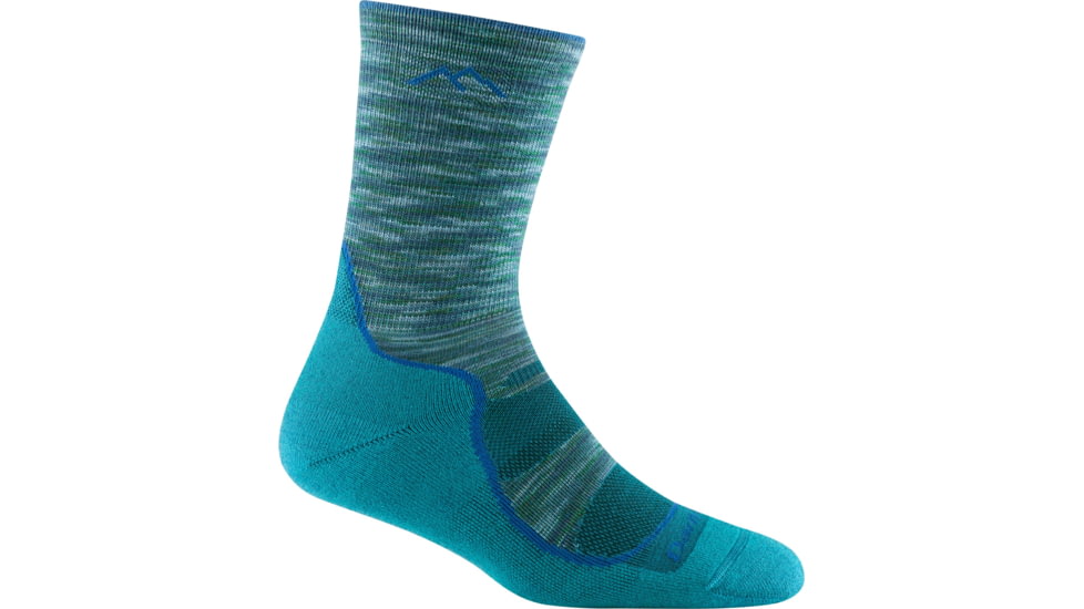 Darn Tough Light Hiker Micro Crew Lightweight w/ Cushion Socks - Womens, Neptune, Large, 1967-NEPTUNE-L-DARN