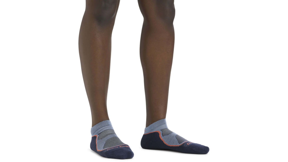 Darn Tough Light Hiker No Show Lightweight Hiker Sock - Womens, Denim, Small, 1986-DENIM-S-DARN