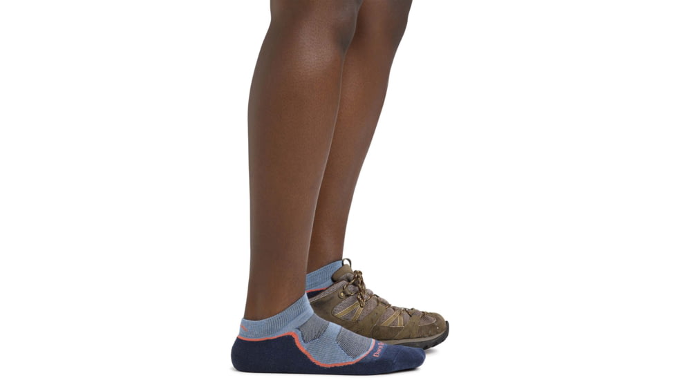 Darn Tough Light Hiker No Show Lightweight Hiker Sock - Womens, Denim, Small, 1986-DENIM-S-DARN