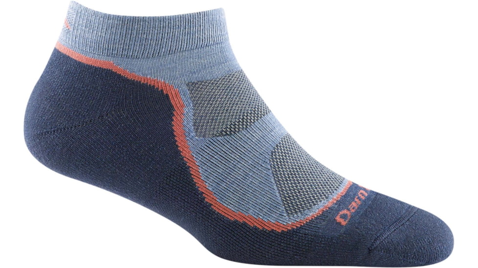 Darn Tough Light Hiker No Show Lightweight Hiker Sock - Womens, Denim, Small, 1986-DENIM-S-DARN