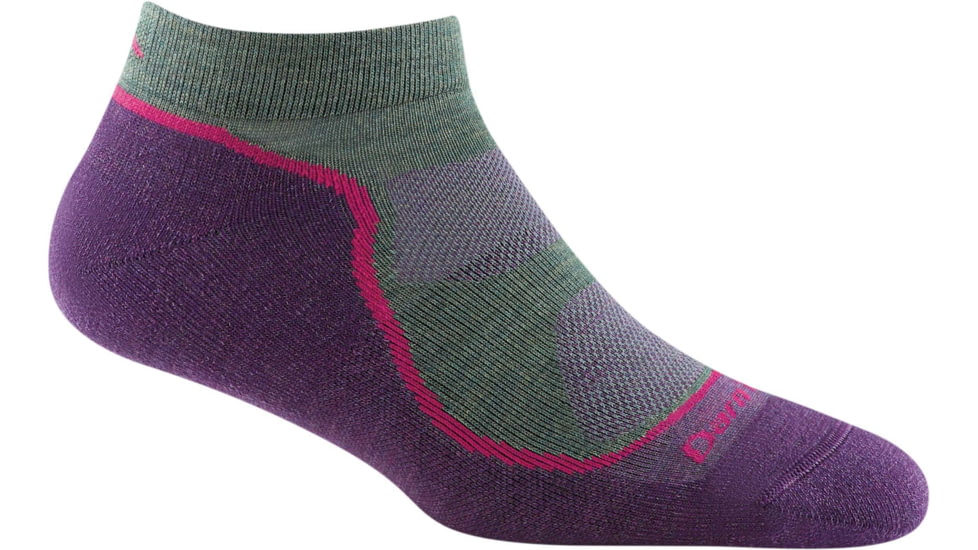 Darn Tough Light Hiker No Show Lightweight Hiker Sock - Womens, Moss, Small, 1986-MOSS-S-DARN