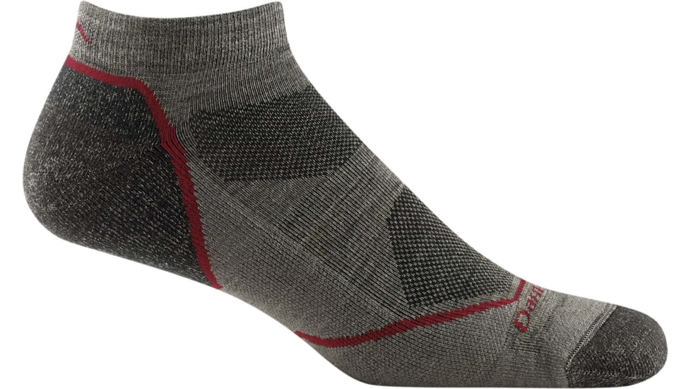 Darn Tough Light Hiker No Show Lightweight Hiking Sock - Mens, Taupe, Extra Large, 1990-TAUPE-XL-DARN