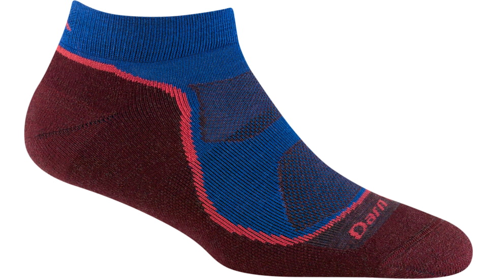 Darn Tough Light Hiker No Show Lightweight with Cushion Socks - Womens, Marine, Medium, 1986_MARINE_M_DARN