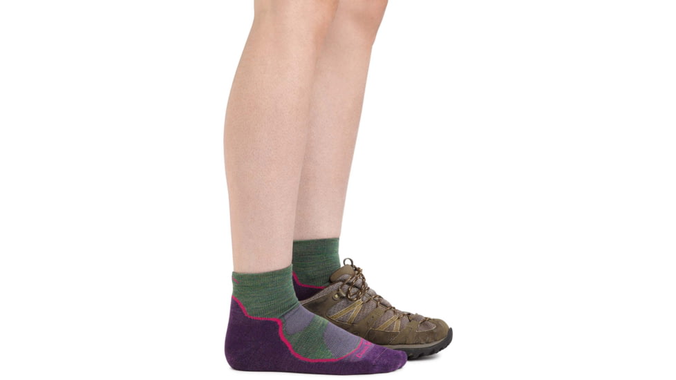 Darn Tough Light Hiker Quarter Lightweight Hiker Sock - Womens, Moss, Small, 1987-MOSS-S-DARN