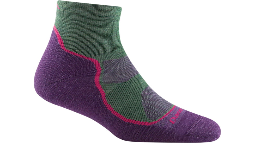 Darn Tough Light Hiker Quarter Lightweight Hiker Sock - Womens, Moss, Small, 1987-MOSS-S-DARN