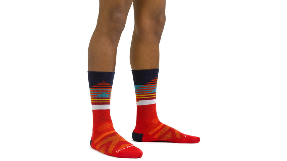 Darn Tough Lillehammer Nordic Boot Lightweight Ski Sock - Mens, Red, Large, 8032-RED-L-DARN