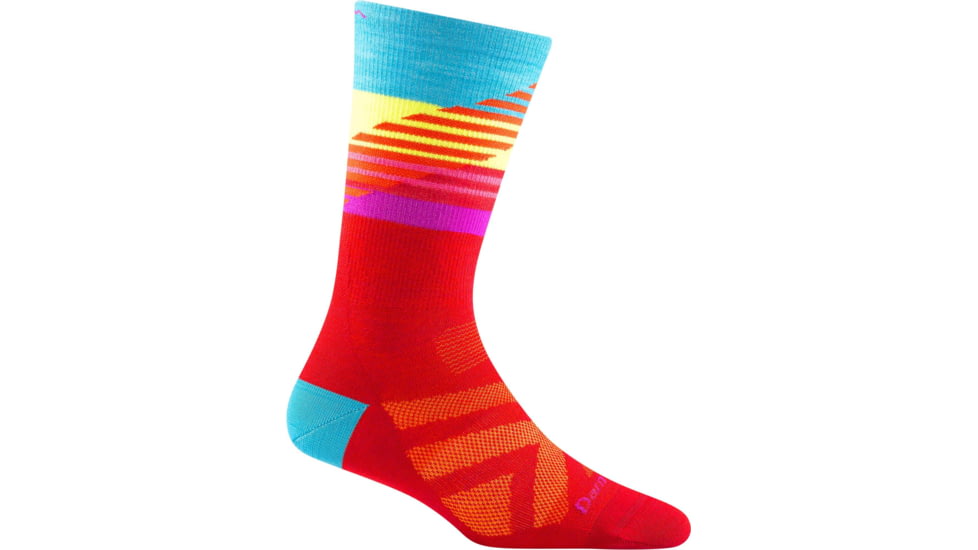 Darn Tough Lillehammer Nordic Boot Lightweight Ski Sock - Womens, Red, Medium, 8031-RED-M-DARN