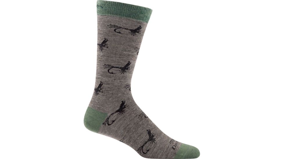 Darn Tough McFly Crew Light Sock - Men's, Taupe, Medium, 1671_TAUPE_M_DARN