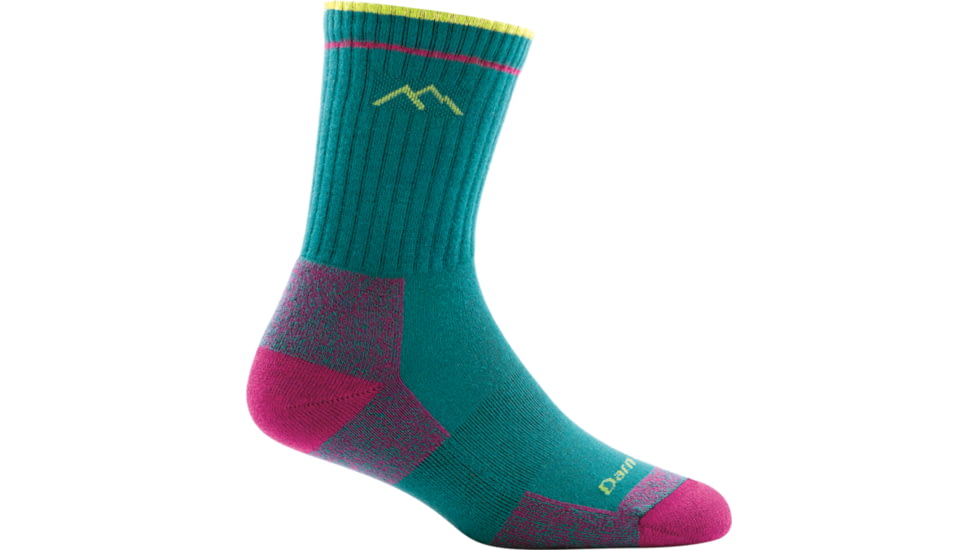 Darn Tough Micro Crew Cushion CoolMax Sock - Womens, Teal, Small, 1929-TEAL-S-DARN