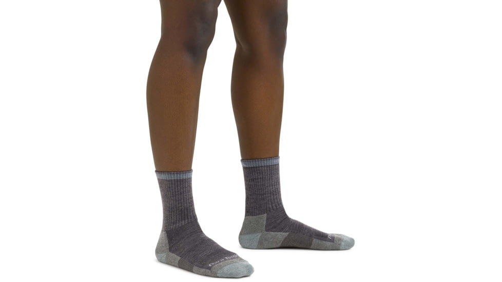 Darn Tough Mollie Beattie Micro Crew Midweight w/ Cushion Work Sock - Womens, Shale, Small, 2200-SHALE-S-DARN