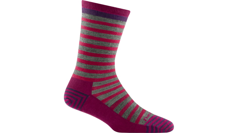 Darn Tough Morgan Crew Lightweight Sock, Female, Boysenberry, Medium, 6039-BOYSENBERRY-M-DARN