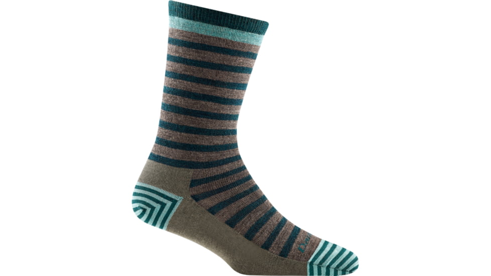 Darn Tough Morgan Crew Lightweight Sock, Female, Taupe, Large, 6039-TAUPE-L-DARN