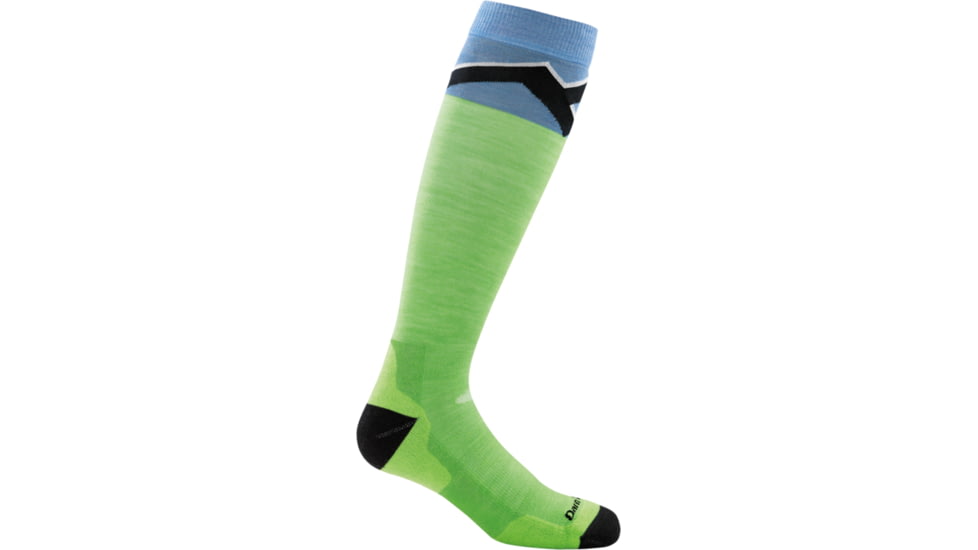 Darn Tough Mountain Top Over-the-Calf Cushion Sock - Kids, Green, Small, 1877-GREEN-S-DARN