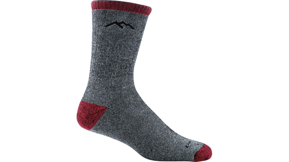 Darn Tough Mountaineering Micro Crew Extra Cushion Sock - Mens, Smoke, Large, 1953-SMOKE-L-DARN