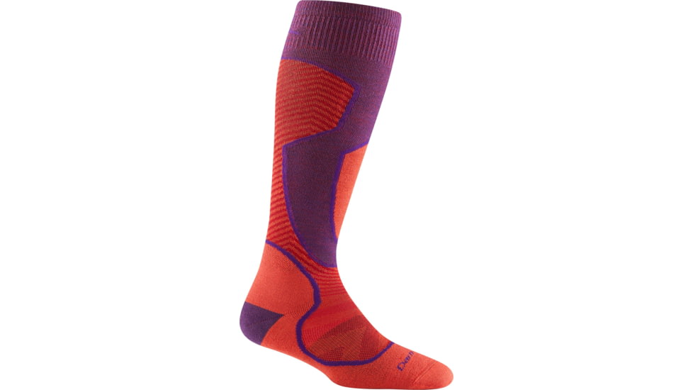 Darn Tough Outer Limits OTC Lightweight w/ Cushion/ Padded Shin Socks - Womens, Nightshade, Small, 8038-NIGHTSHADE-S-DARN