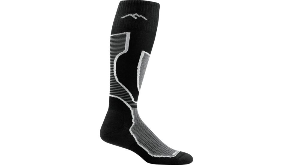 Darn Tough Outer Limits Over-the-Calf Padded Light Cushion Sock - Mens, Black, Large, 7005-BLACK-L-DARN