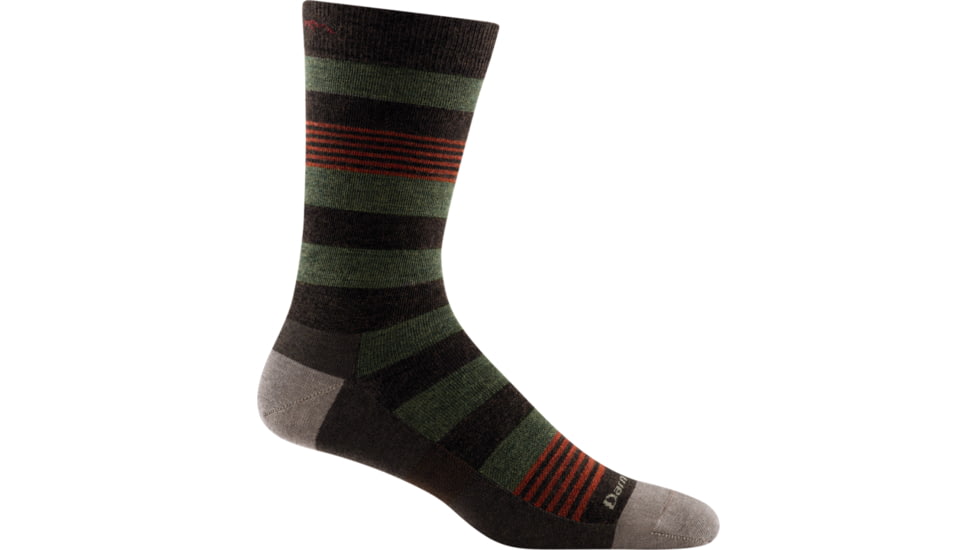 Darn Tough Oxford Crew Lightweight Sock, Male, Brown, Extra Large, 6033-BROWN-XL-DARN