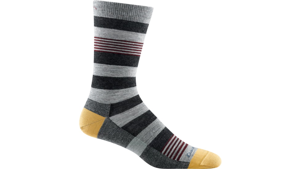 Darn Tough Oxford Crew Lightweight Sock, Male, Gray, Medium, 6033-GRAY-M-DARN