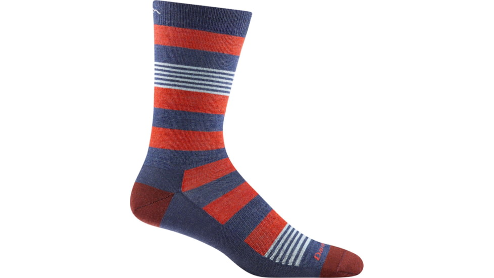 Darn Tough Oxford Crew Lightweight Sock - Mens, Lava, Large, 6033-LAVA-L-DARN