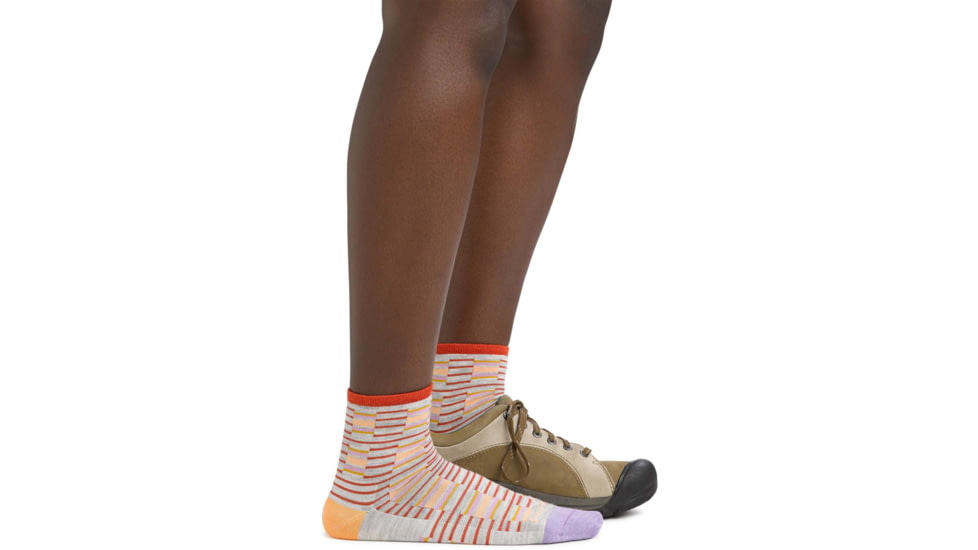 Darn Tough Picnic Shorty Lightweight Lifestyle Sock - Womens, Ash, Small, 6050-ASH-S-DARN