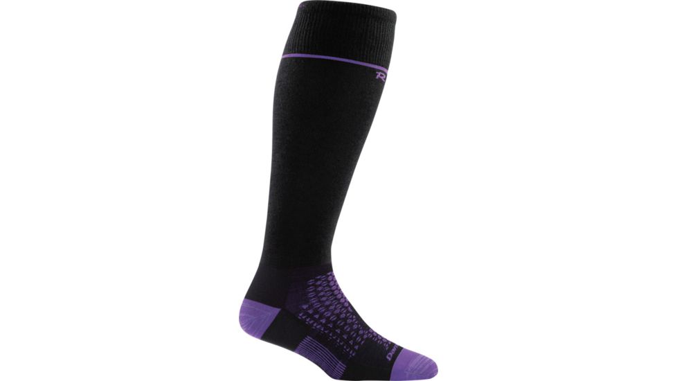 Darn Tough RFL Over-the-Calf Ultra-Light Sock - Womens, Black, Medium, 1879-BLACK-M-DARN