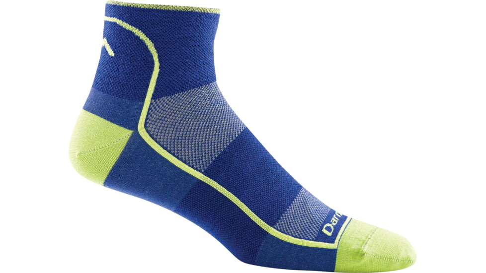 Darn Tough Run/Bike 1/4 Ultralight Sock - Men's-Royal-Large