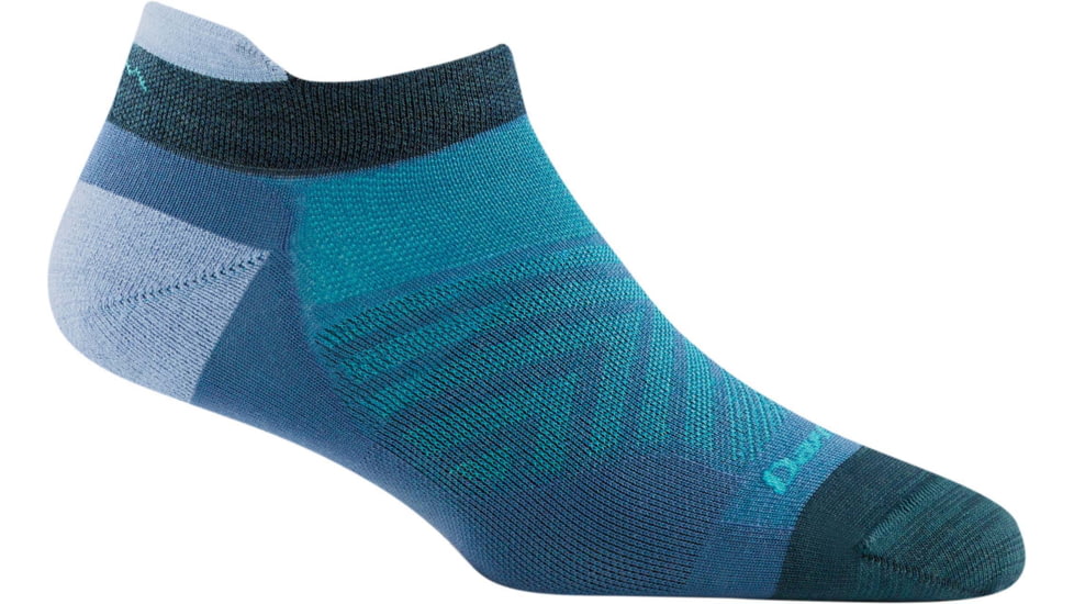 Darn Tough Run No Show Tab Ultra-Lightweight Running Sock - Womens, Baltic, Medium, 1043-BALTIC-M-DARN