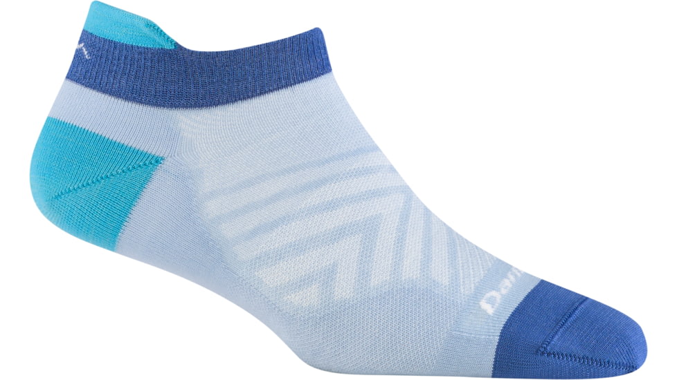Darn Tough Run No Show Tab Ultra-Lightweight Socks - Womens, Sky, Large, 1043_SKY_L_DARN