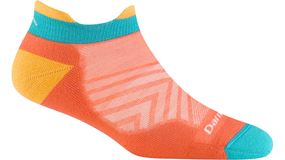 Darn Tough Run No Show Tab Ultra-Lightweight with Cushion Socks - Womens, Reef, Large, 1047_REEF_L_DARN