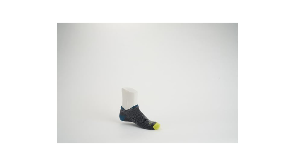 Darn Tough Run No Show Tab Ultra-Lightweight with Cushion Socks - Mens, Comet, Extra Large, 1039-COMET-XL-DARN