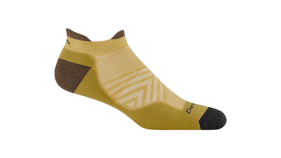 Darn Tough Run No Show Tab Ultra-Lightweight with Cushion Socks - Mens, Sandstone, Medium, 1039-C-6007-04