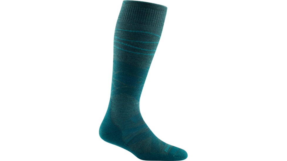 Darn Tough Sea to Sky OTC Lightweight Sock w/ Cushion, Female, Teal, Small, 8009-TEAL-S-DARN