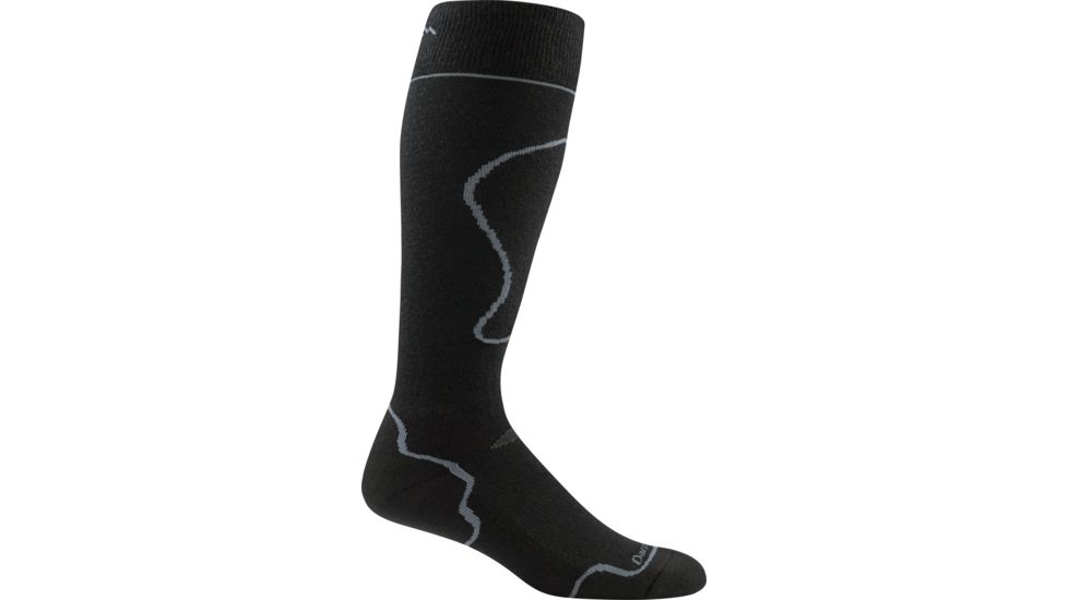 Darn Tough Ski/Ride Over-The-Calf Padded Cushion Sock - Men's-Coal-Medium