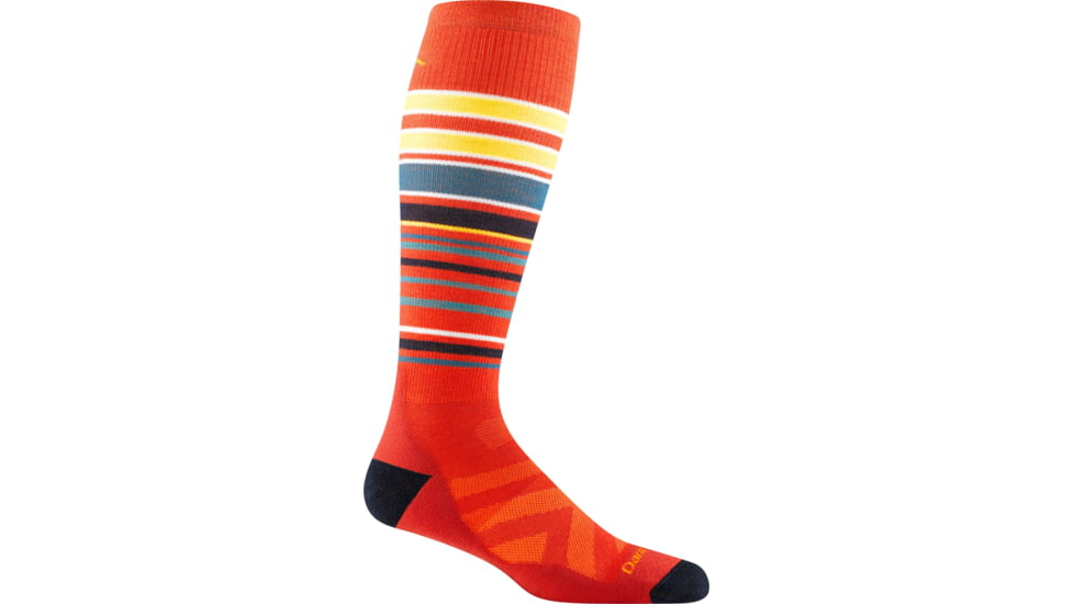 Darn Tough Snowpack OTC Midweight w/ Cushion Socks - Mens, Tiger, Large, 8017-TIGER-L-DARN