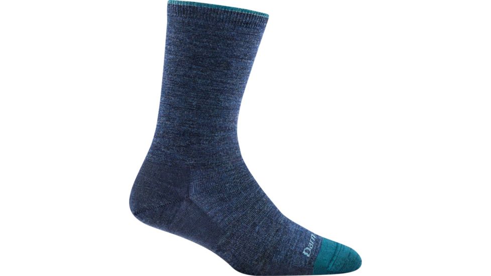 Darn Tough Solid Basic Crew Light Sock - Womens, Denim, Small, 6012-DENIM-S-DARN