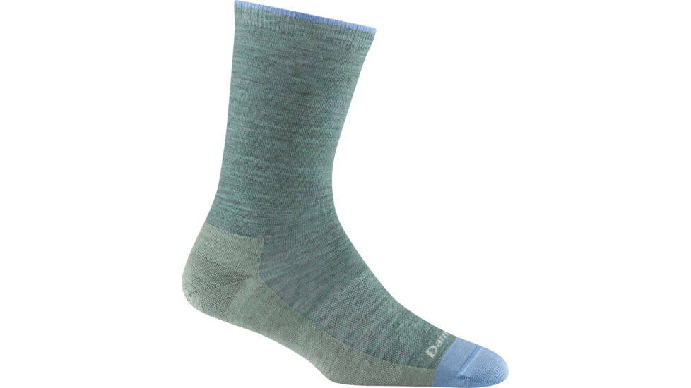Darn Tough Solid Basic Crew Lightweight Socks - Womens, Seafoam, Medium, 6012-SEAFOAM-M-DARN