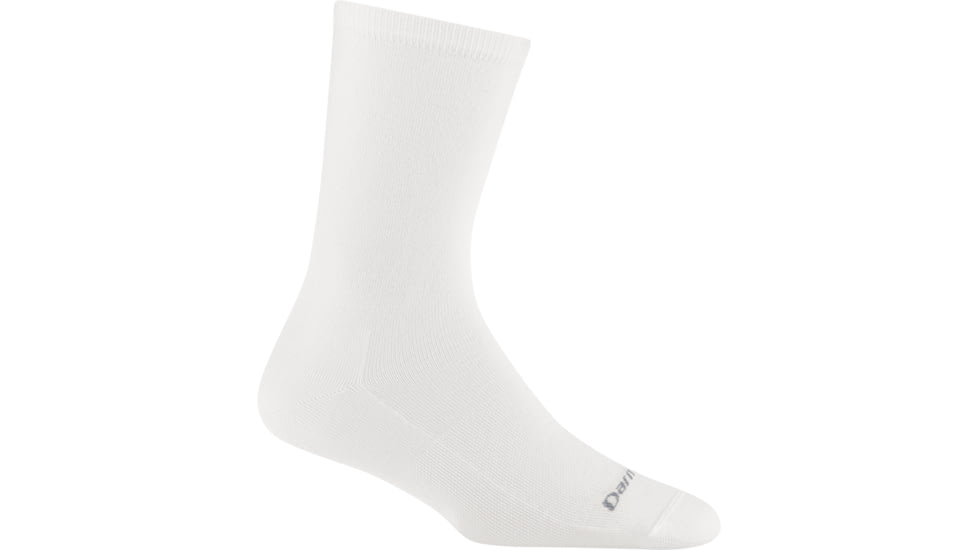 Darn Tough Solid Basic Crew Lightweight Socks - Womens, White, Medium, 6012-N-2009-04