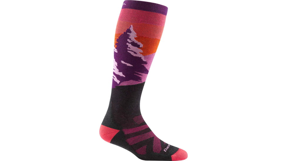 Darn Tough Solstice Over-The-Calf Midweight w/ Cushion Ski Sock - Womens, Nightshade, Large, 8023-NIGHTSHADE-L-DARN