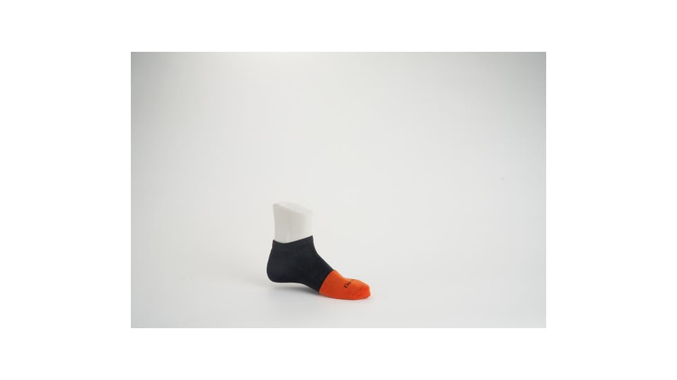 Darn Tough Steely No Show Lightweight with Cushion w/ Full Cushion Toe Box Socks - Mens, Graphite, Medium, 2205-GRAPHITE-M-DARN