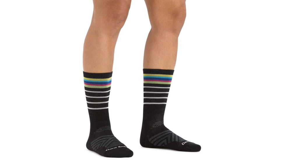 Darn Tough Stride Micro Crew Ultra-Lightweight Running Sock - Womens, Black, Large, 1045-BLACK-L-DARN