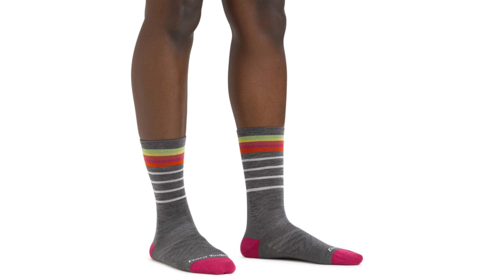 Darn Tough Stride Micro Crew Ultra-Lightweight Running Sock - Womens, Gray, Large, 1045-GRAY-L-DARN