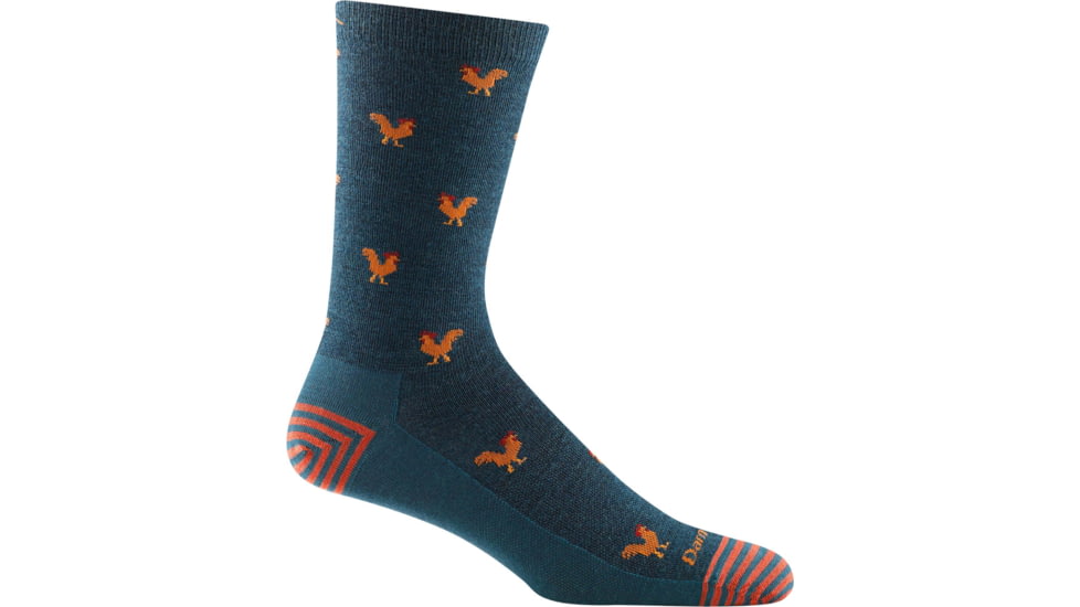 Darn Tough Strut Crew Lightweight Sock - Mens, Dark Teal, Medium, 6060-DARK-TEAL-M-DARN