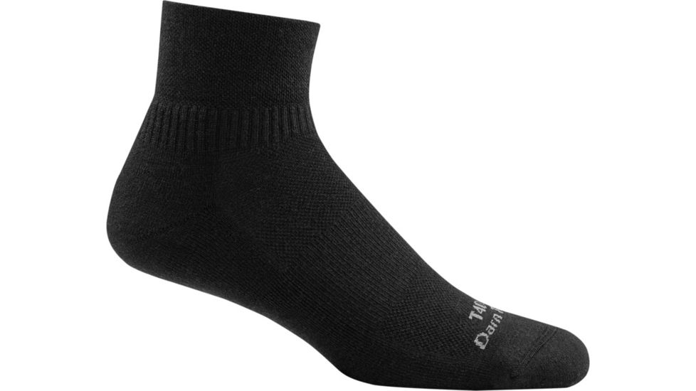 Darn Tough Tactical 1/4 Cushion Sock, Black, Extra Small, T4088-BLACK-XS-DARN
