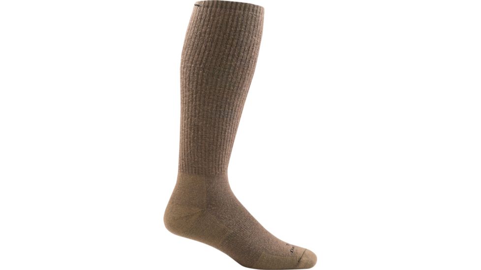 Darn Tough Tactical Over-the-Calf Extra Cushion Sock, Coyote Brown, 2XL, T4050-COYOTE-BROWN-XXL-DARN