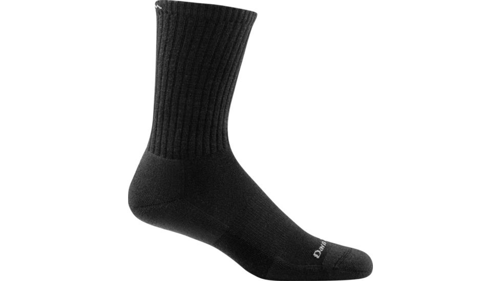 Darn Tough The Standard Crew Light Sock - Mens, Black, Medium, 1680-BLACK-M-DARN