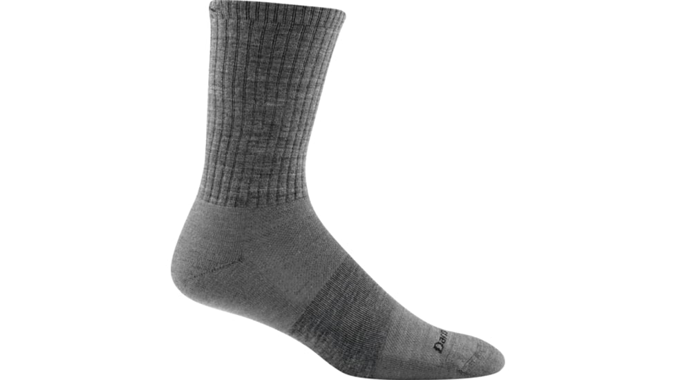 Darn Tough The Standard Crew Light Sock - Mens, Medium Gray, Medium, 1680-MEDIUM-GRAY-M-DARN