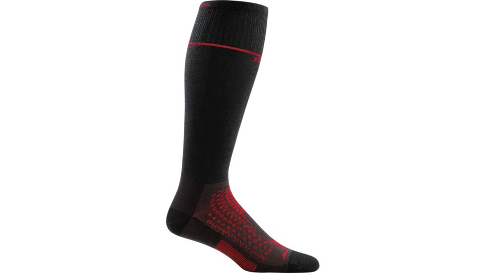 Darn Tough Thermolite RFL Over-the-Calf Ultra-Light Sock - Mens, Black, Large, 1884-BLACK-L-DARN