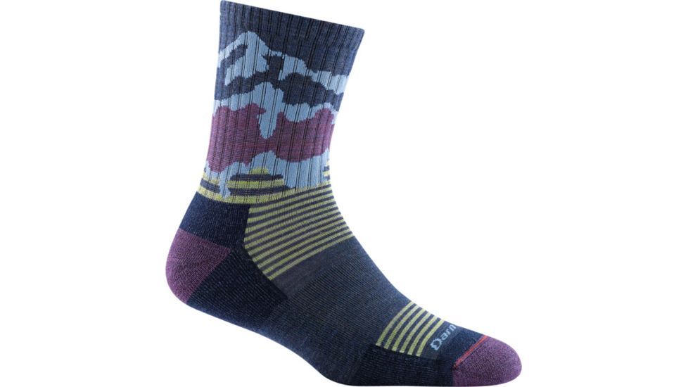 Darn Tough Three Peaks Micro Crew Light Cushion Sock - Kids, Denim, Small, 3022-DENIM-S-DARN