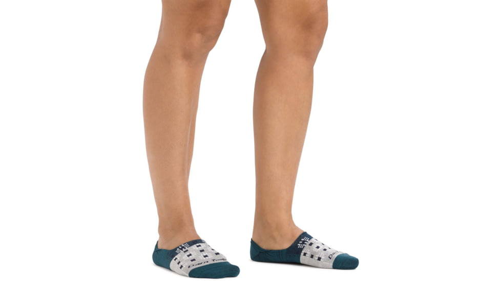 Darn Tough Topless Braid No Show Hidden Lifestyle Sock - Womens, Dark Teal, Small, 6045-DARK-TEAL-S-DARN